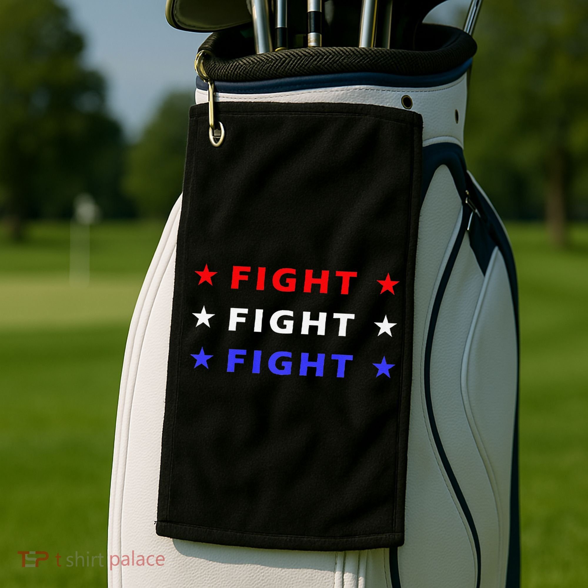 Fight Fight Fight Very Hard In Life Premium Golf Towel