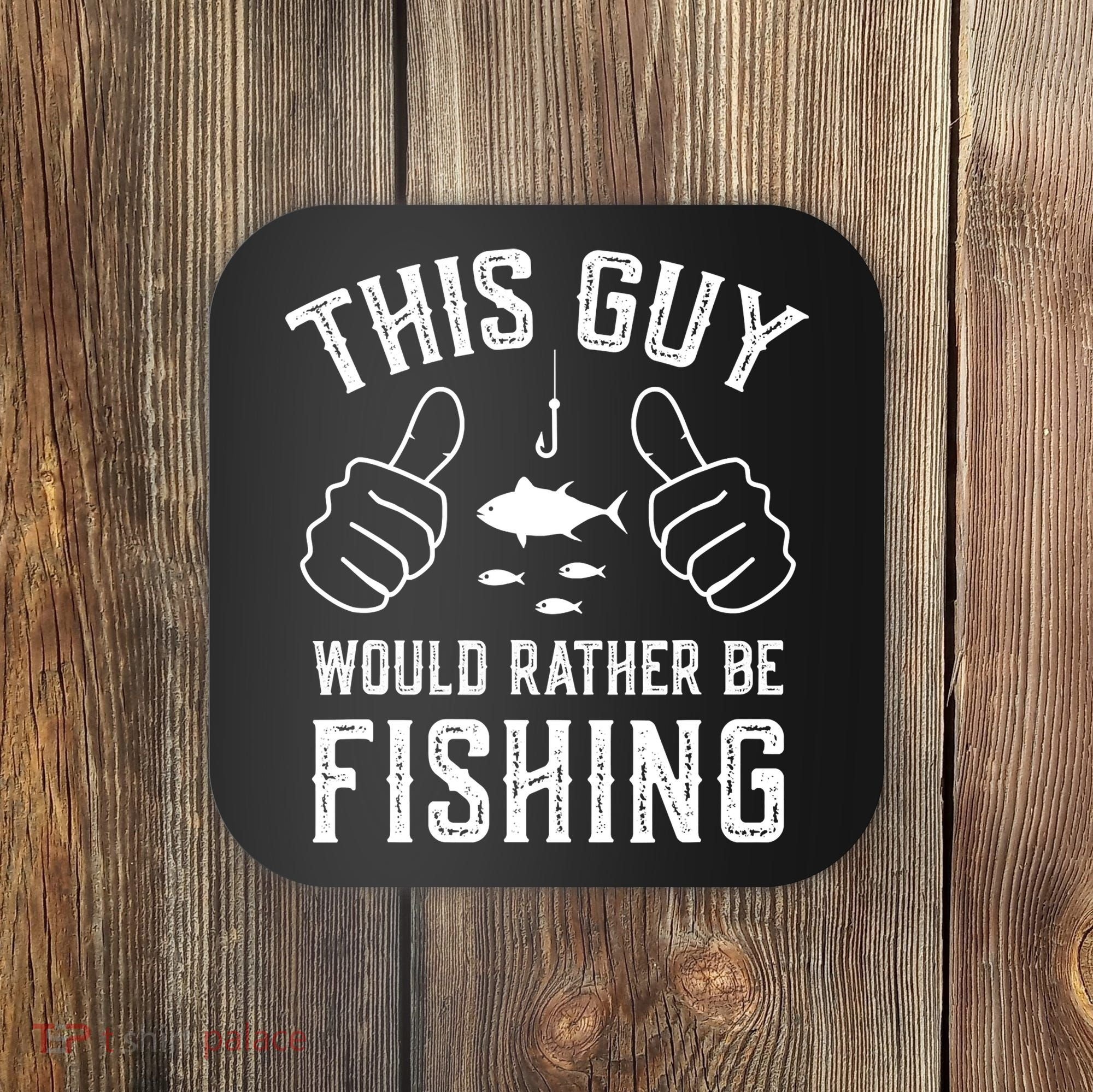 Funny Fishing Fisherman Coaster
