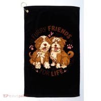 Furry Friends For Life Golf Towel thumb 0