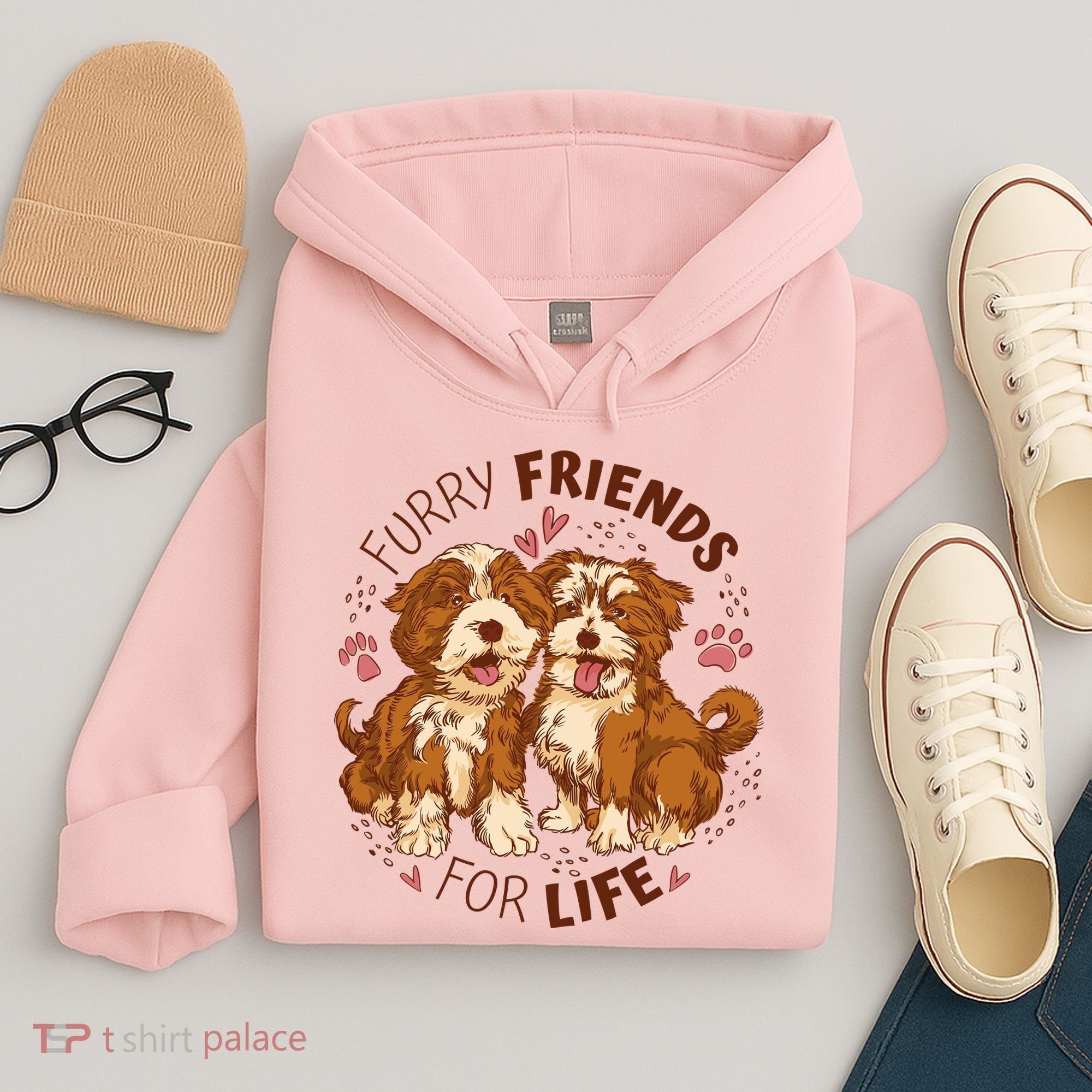 Furry Friends For Life Hoodie
