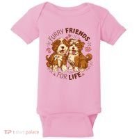 Furry Friends For Life Baby Bodysuit thumb 0