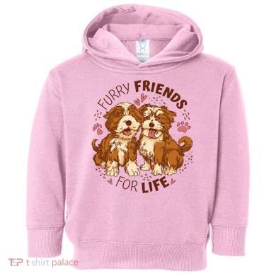 Furry Friends For Life Toddler Hoodie