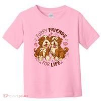 Furry Friends For Life Toddler T-Shirt thumb 0