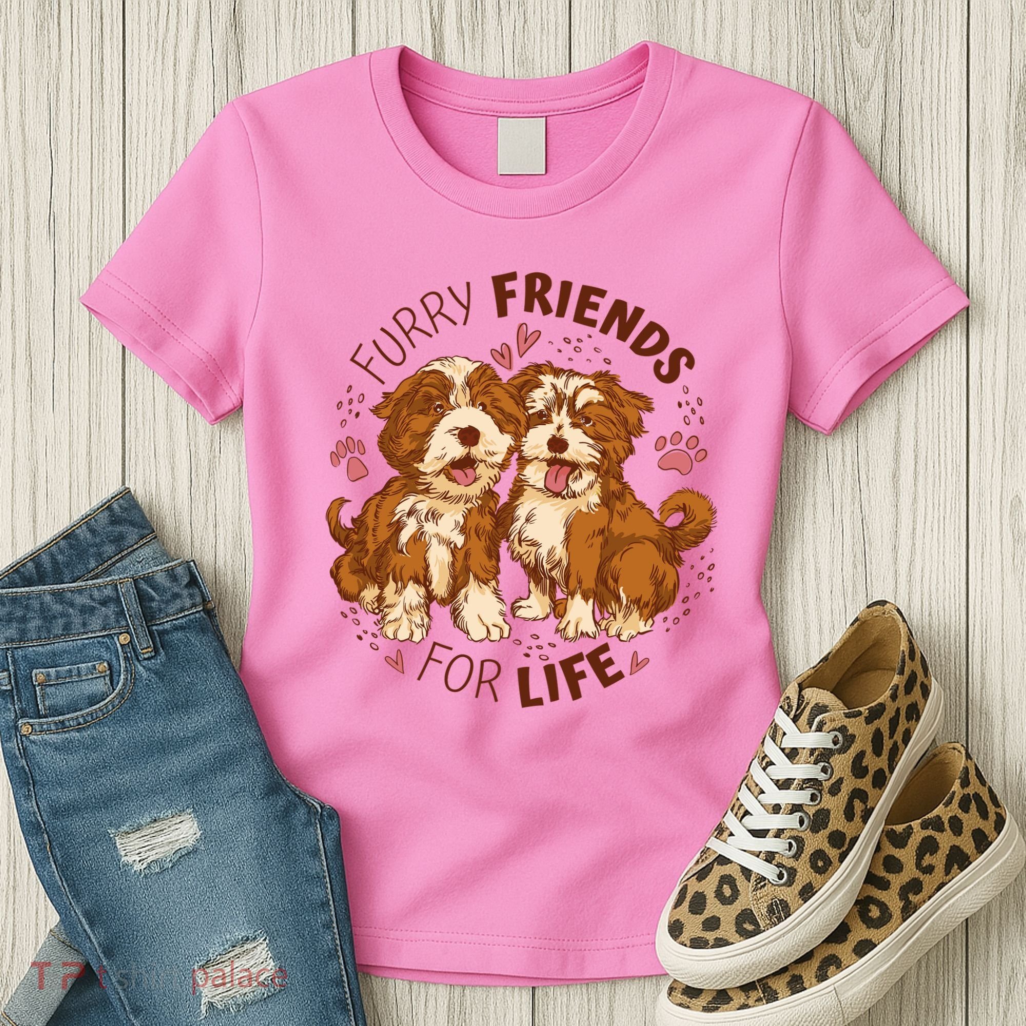 Furry Friends For Life Women's T-Shirt