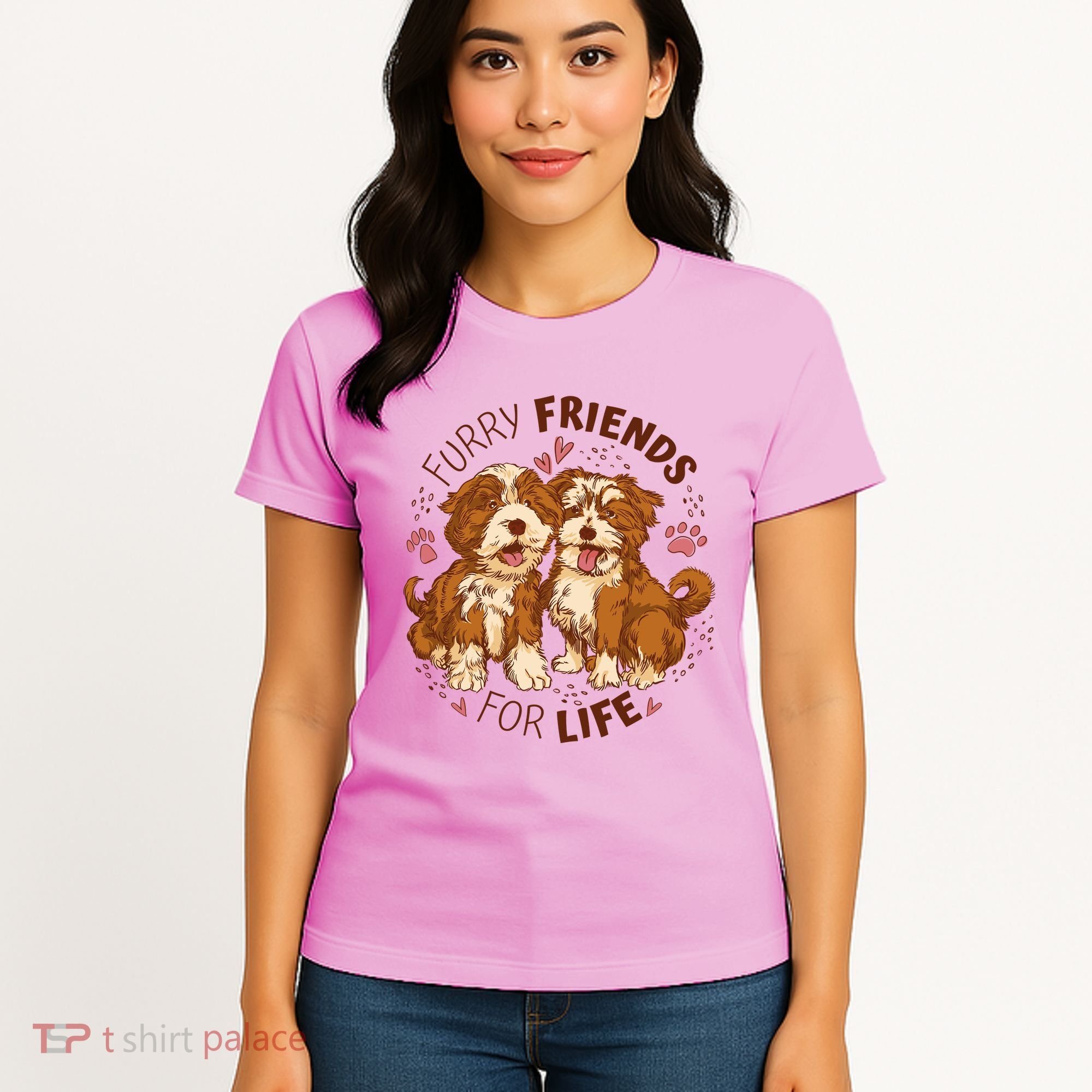 Furry Friends For Life Women's T-Shirt