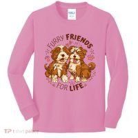 Furry Friends For Life Kids Long Sleeve Shirt thumb 0