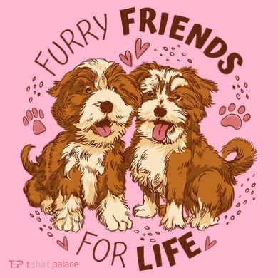 Furry Friends For Life Short Acrylic Beanie