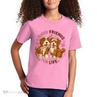 Furry Friends For Life Kids T-Shirt thumb 2