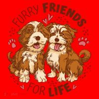 Furry Friends For Life Santa Hat thumb 1