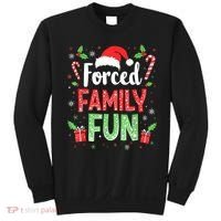 Forced Family Fun Sarcastic Christmas Funny Sweatshirt thumb 0