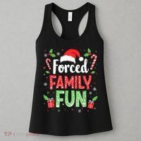 Forced Family Fun Sarcastic Christmas Funny Women's Tank Top thumb 3
