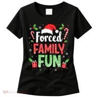 Forced Family Fun Sarcastic Christmas Funny Women's T-Shirt thumb 0