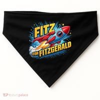 Fitz For Fitzgerald Rocketship USA-Made Doggie Bandana thumb 0