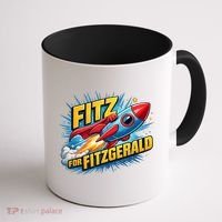 Fitz For Fitzgerald Rocketship Coffee Mug thumb 1