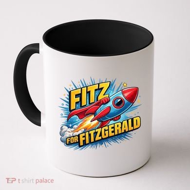 Fitz For Fitzgerald Rocketship Coffee Mug