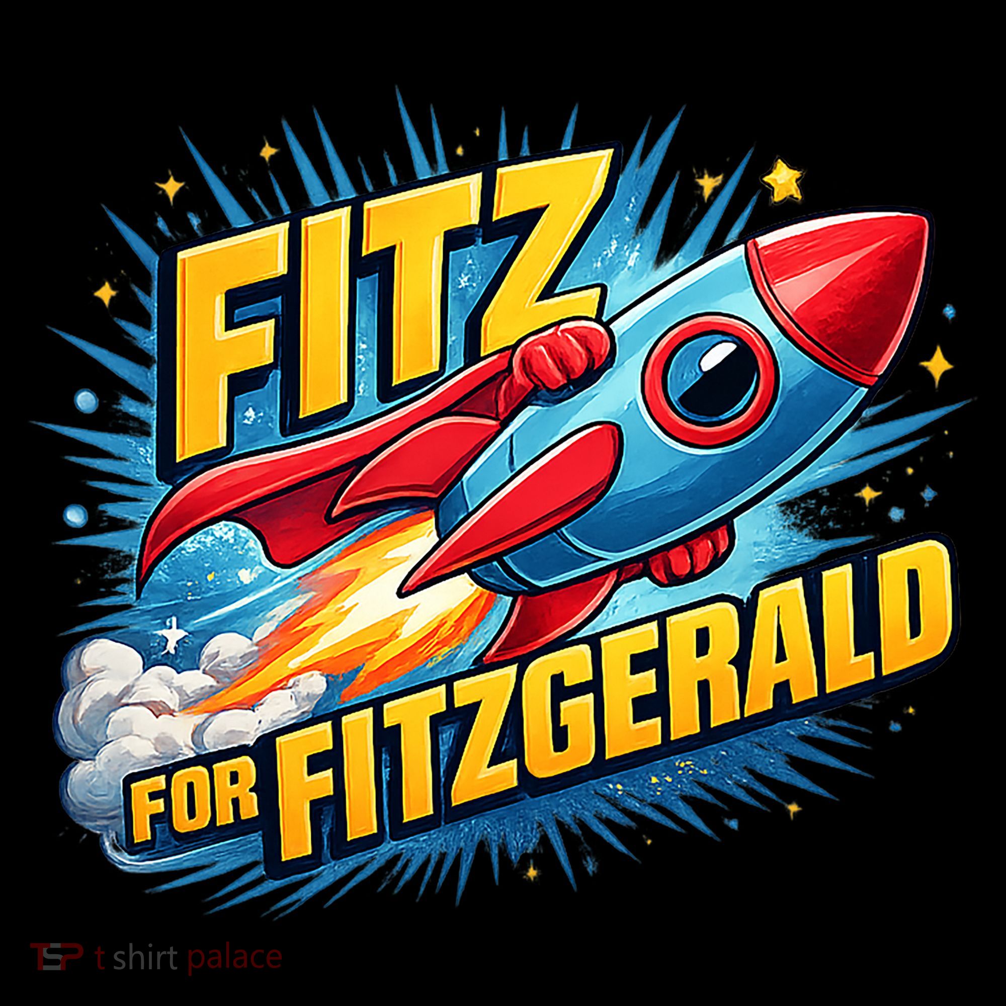 Fitz For Fitzgerald Rocketship Coffee Mug