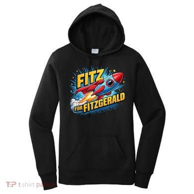 Fitz For Fitzgerald Rocketship Women's Hoodie