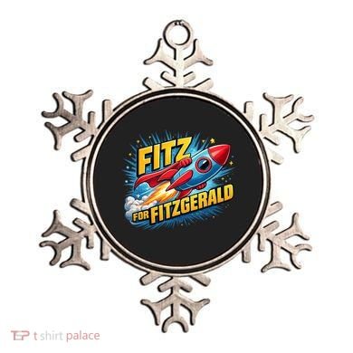 Fitz For Fitzgerald Rocketship Ornament