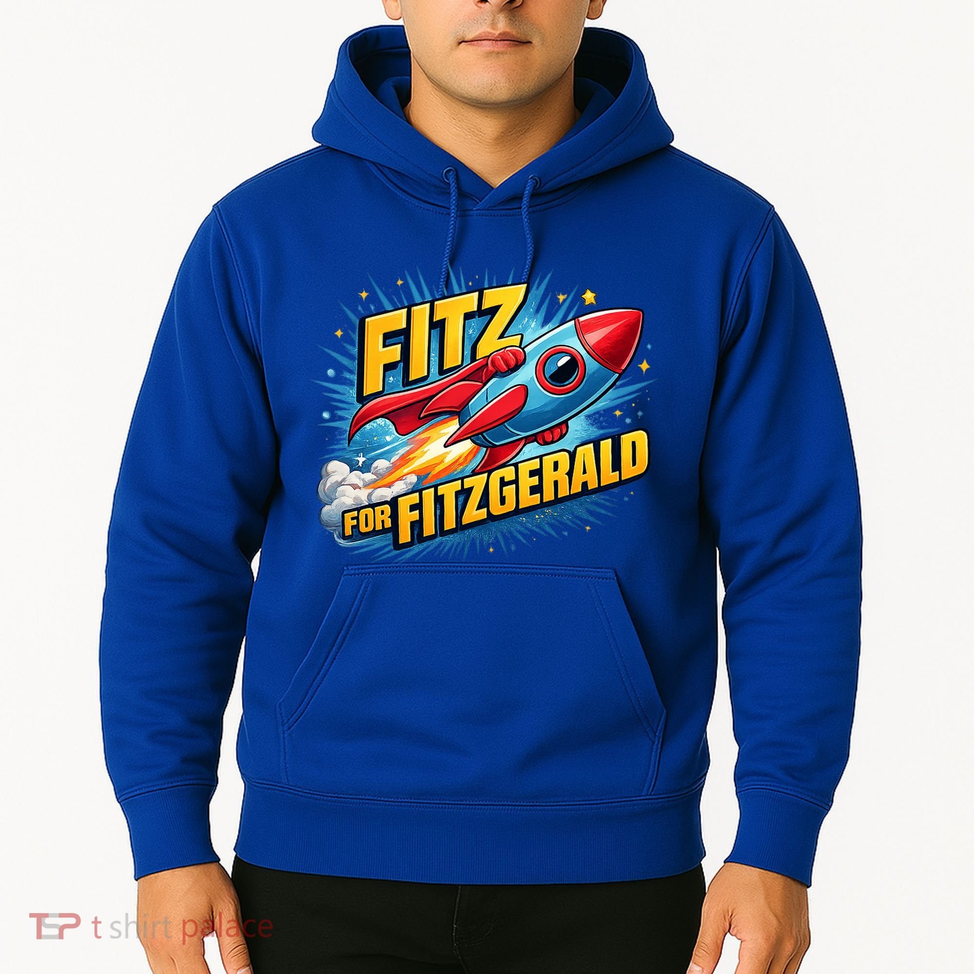 Fitz For Fitzgerald Rocketship Hoodie