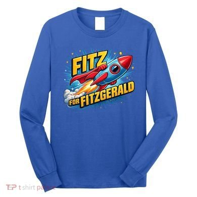Fitz For Fitzgerald Rocketship Long Sleeve Shirt