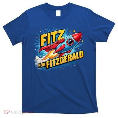 Fitz For Fitzgerald Rocketship T-Shirt