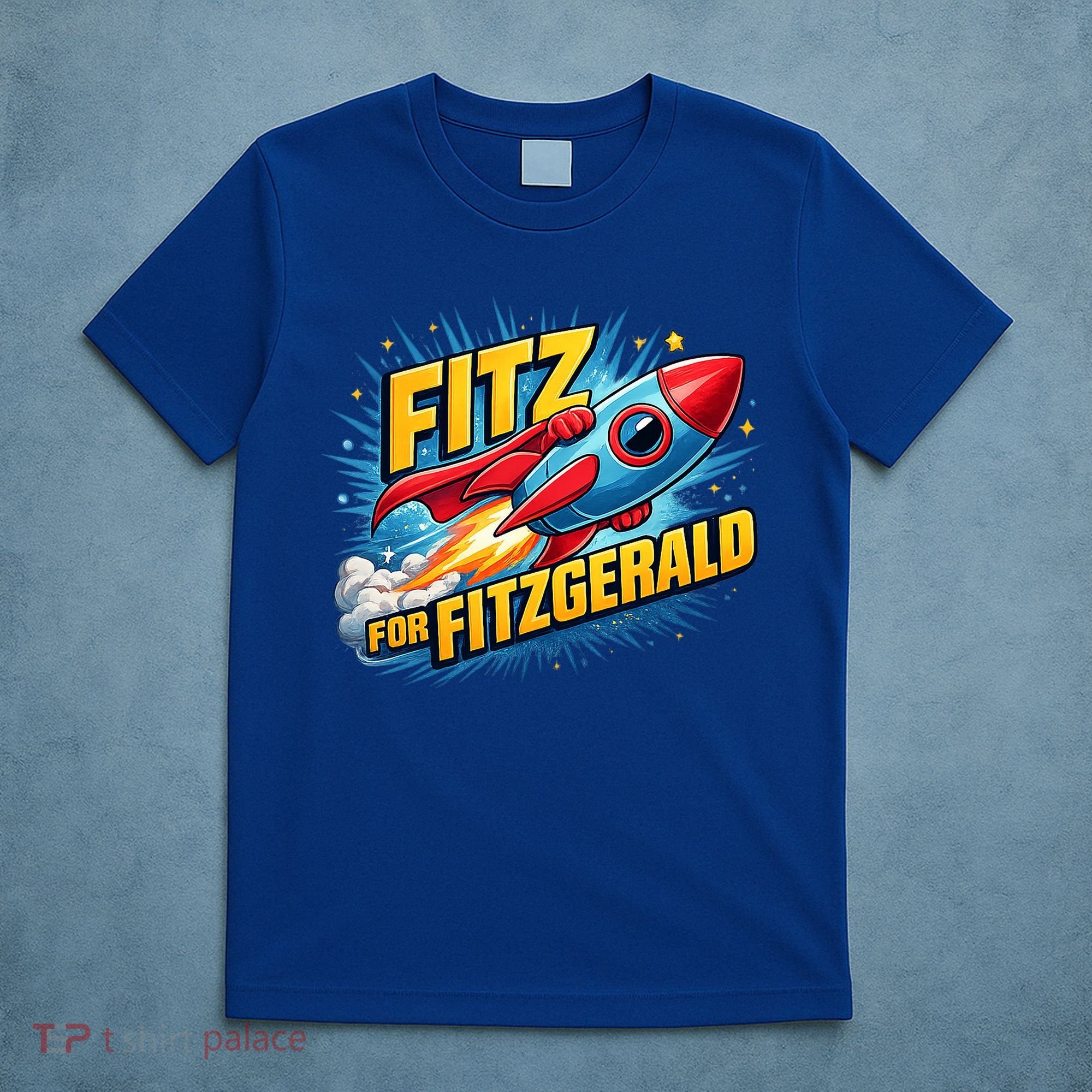 Fitz For Fitzgerald Rocketship T-Shirt