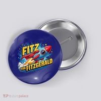 Fitz For Fitzgerald Rocketship Button thumb 0