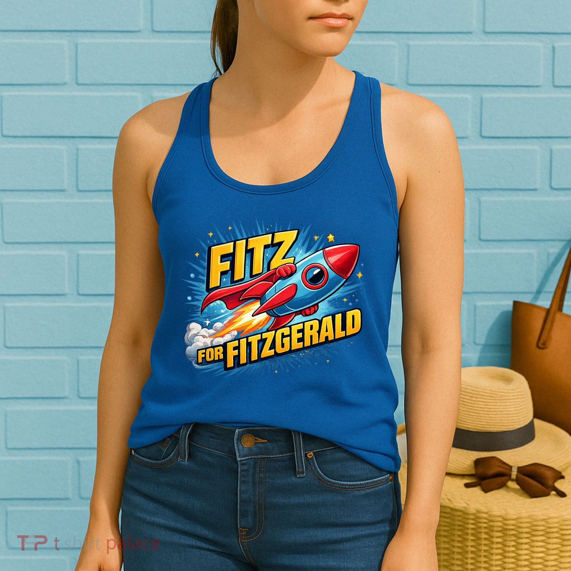 Fitz For Fitzgerald Rocketship Women's Tank Top