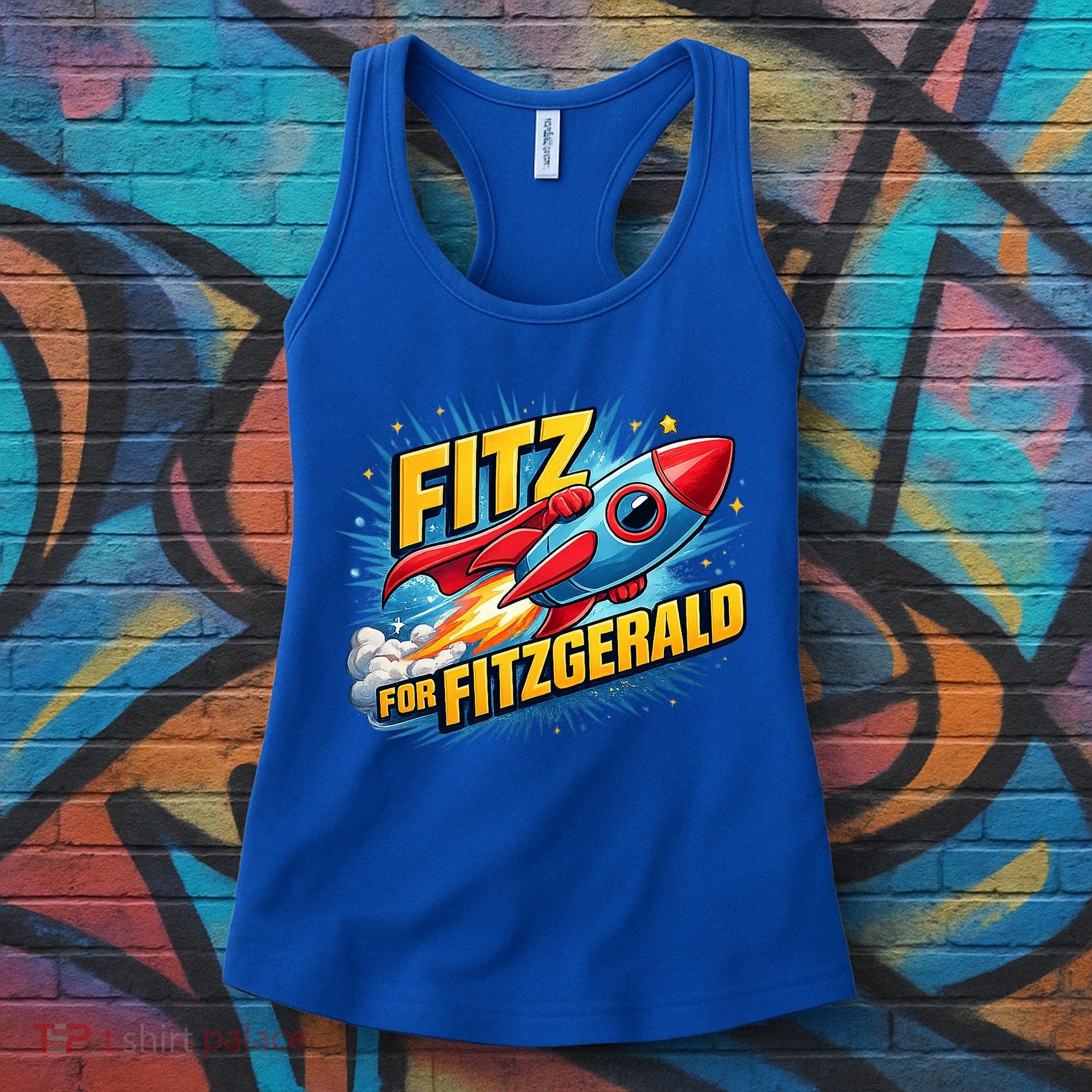 Fitz For Fitzgerald Rocketship Women's Tank Top