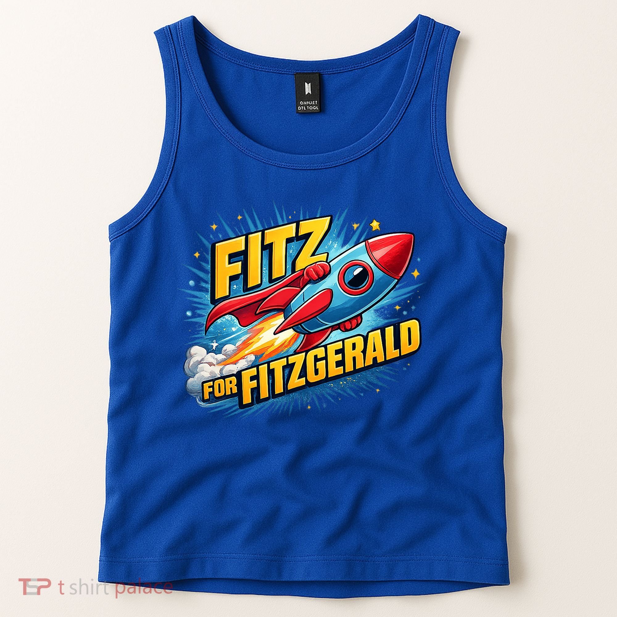 Fitz For Fitzgerald Rocketship Tank Top