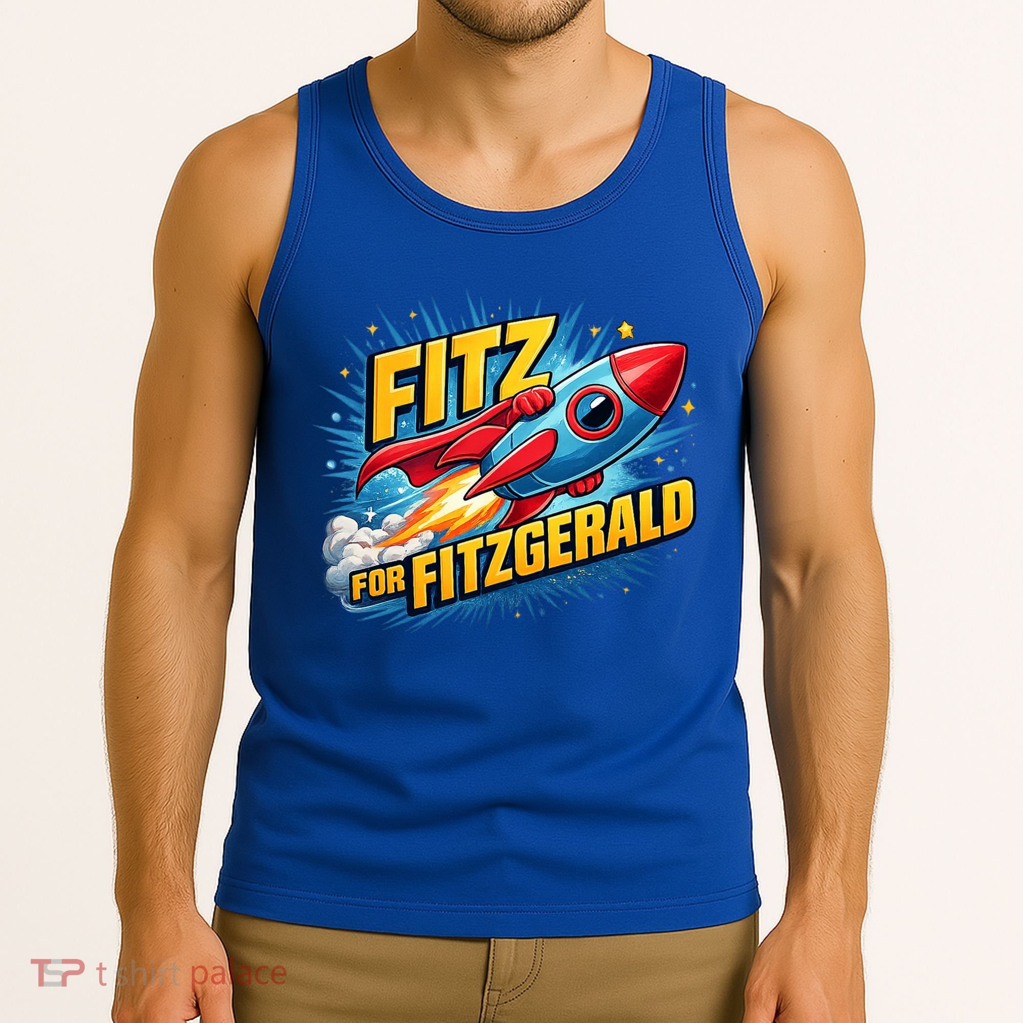 Fitz For Fitzgerald Rocketship Tank Top