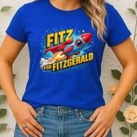 Fitz For Fitzgerald Rocketship Women's T-Shirt thumb 2