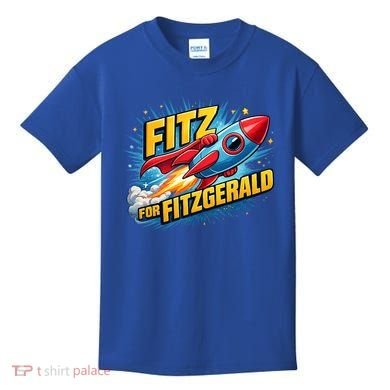 Fitz For Fitzgerald Rocketship Kids T-Shirt