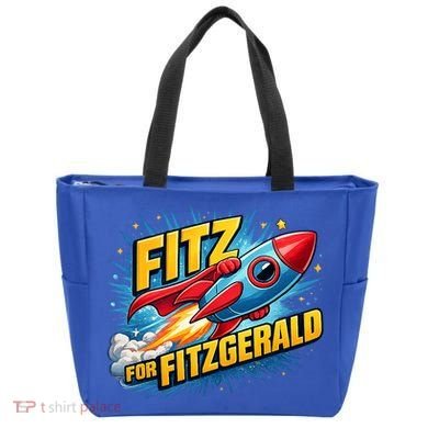 Fitz For Fitzgerald Rocketship Tote Bag