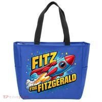 Fitz For Fitzgerald Rocketship Tote Bag thumb 0