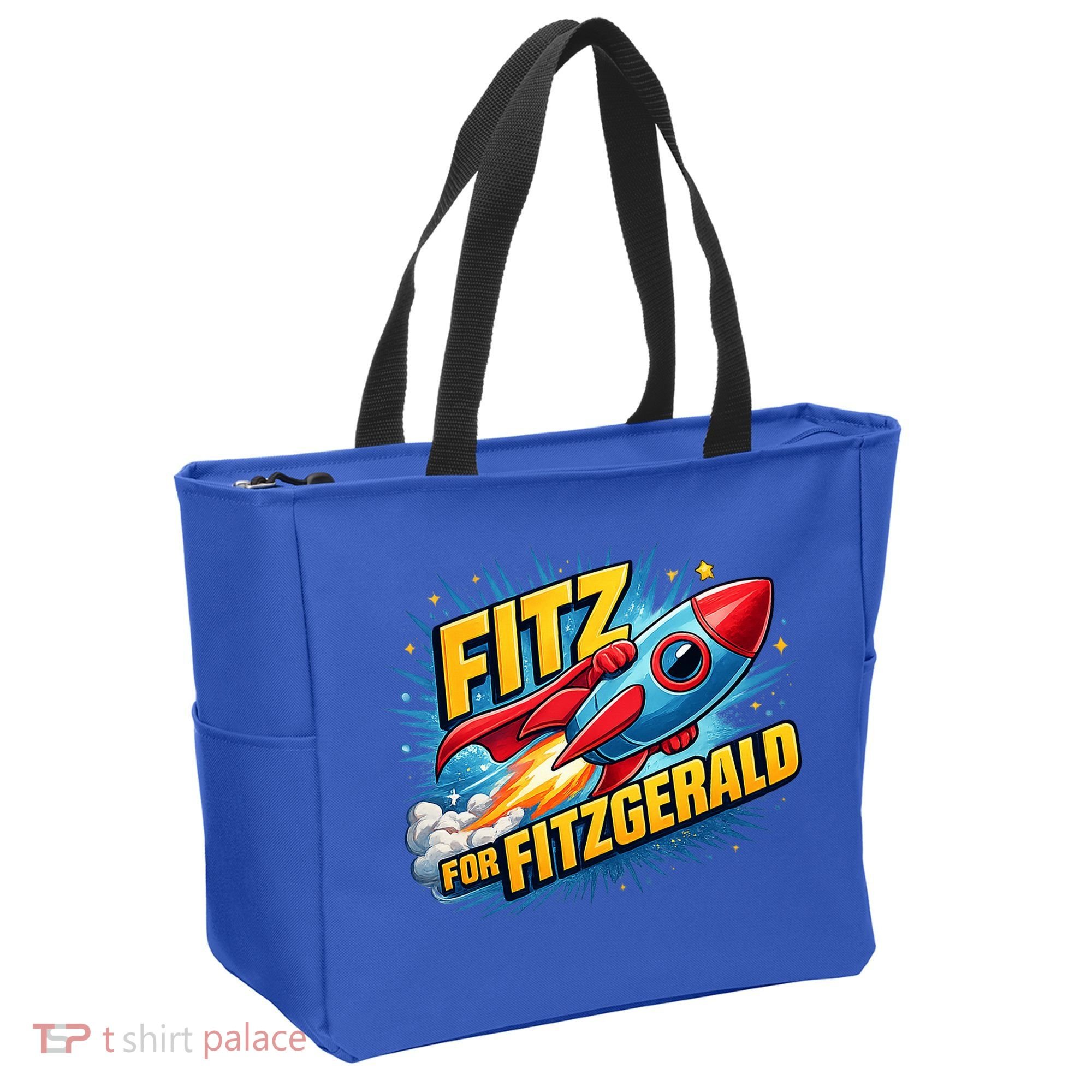 Fitz For Fitzgerald Rocketship Tote Bag