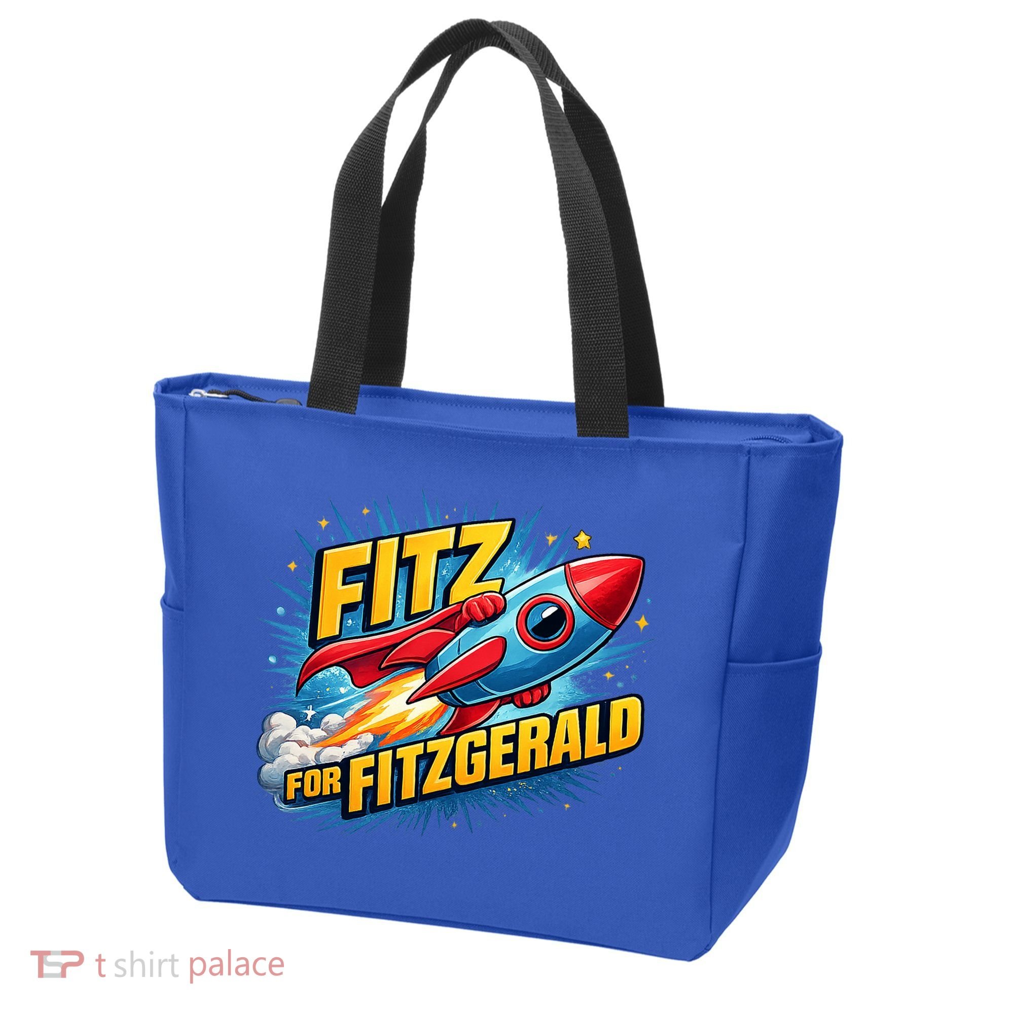 Fitz For Fitzgerald Rocketship Tote Bag