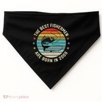 Fishing Fisherman Gift For 12 Year Old 12th Birthday 2008 USA-Made Doggie Bandana thumb 0