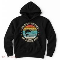 Fishing Fisherman Gift For 12 Year Old 12th Birthday 2008 Hoodie thumb 0