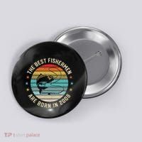 Fishing Fisherman Gift For 12 Year Old 12th Birthday 2008 Button thumb 0
