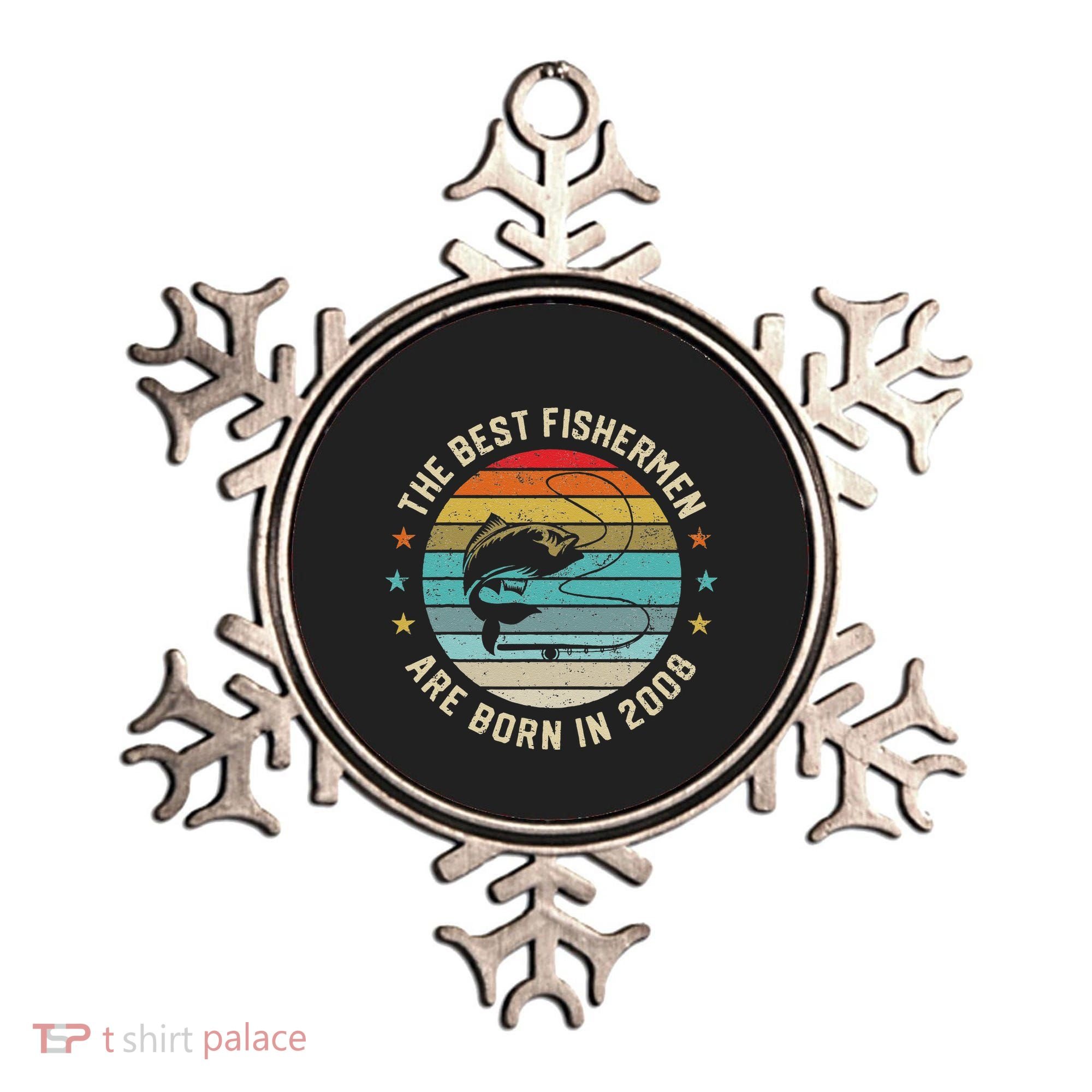 Fishing Fisherman Gift For 12 Year Old 12th Birthday 2008 Ornament