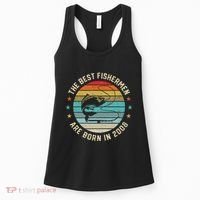 Fishing Fisherman Gift For 12 Year Old 12th Birthday 2008 Women's Tank Top thumb 0