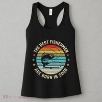 Fishing Fisherman Gift For 12 Year Old 12th Birthday 2008 Women's Tank Top thumb 3