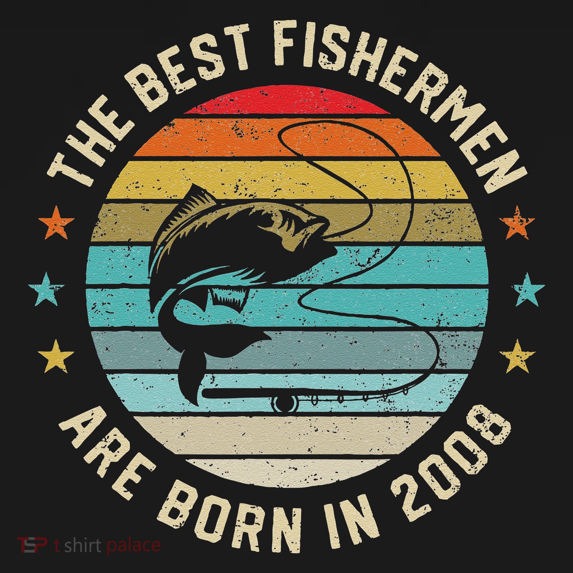 Fishing Fisherman Gift For 12 Year Old 12th Birthday 2008 Women's Tank Top