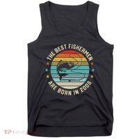Fishing Fisherman Gift For 12 Year Old 12th Birthday 2008 Tank Top thumb 0