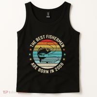 Fishing Fisherman Gift For 12 Year Old 12th Birthday 2008 Tank Top thumb 2