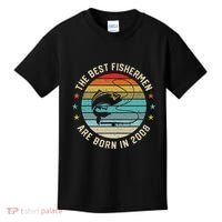 Fishing Fisherman Gift For 12 Year Old 12th Birthday 2008 Kids T-Shirt thumb 0
