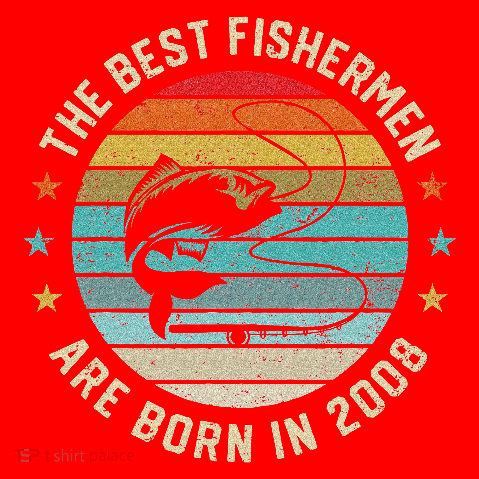 Fishing Fisherman Gift For 12 Year Old 12th Birthday 2008 Santa Hat
