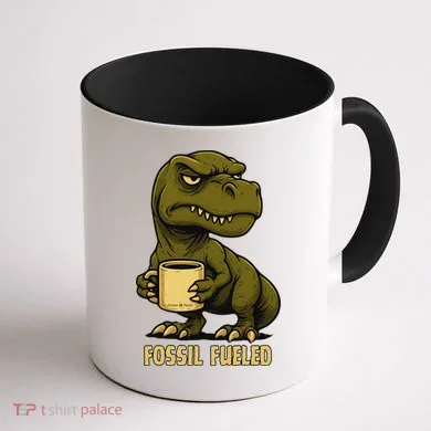 Fossil Fueled Grumpy Coffee Mug back