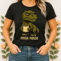 Fossil Fueled Grumpy Women's T-Shirt thumb 2